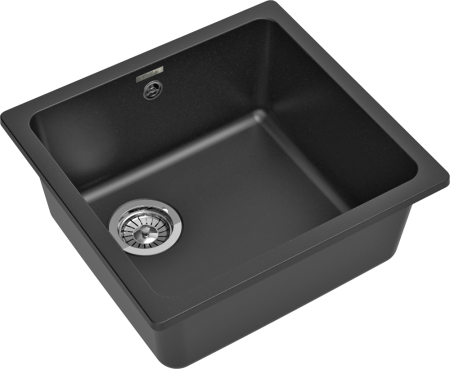 Кухонная мойка Rivelato BERKANA BK-45 antracite 50х45 цвет черный