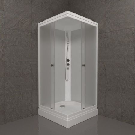 Душевая кабина Тритон Вельвет-К Щ0000061852 90х90 квадратная с крышей ориентация универсальная