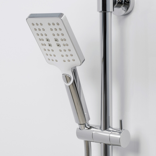 Душевая стойка WasserKRAFT  BK11301CH настенная цвет белый/хром - фото 4