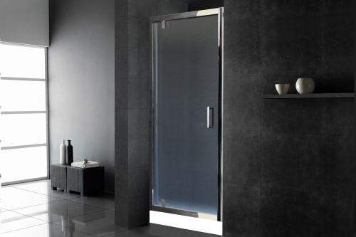 Душевая дверь Royal Bath HV RB90HV-C-CH 90х185 стекло рифленое профиль хром глянцевый