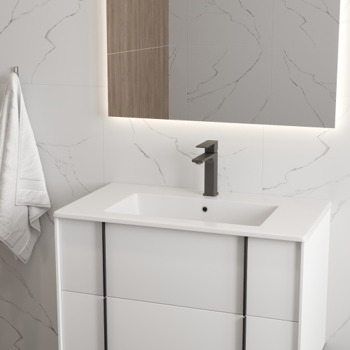 Смеситель Teymi T10258 на раковину графит - фото 4