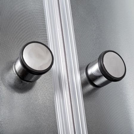 Душевая кабина AvaCan B10SBLACK 100х100 четверть круга с крышей ориентация универсальная