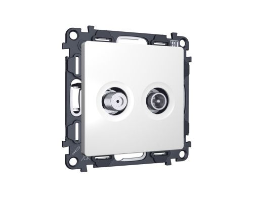 Комплект механизма розетки TV оконечной + SAT 5-862MHz 3.5dB/950-2150MHz 3.5dB Ambrella Volt MA MA133310 - фото 3