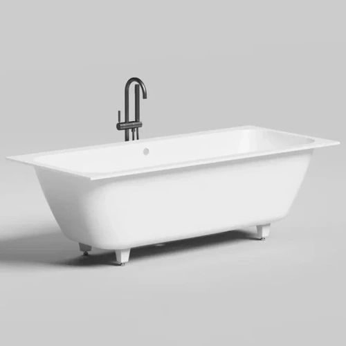 Ванна из искусственного камня Salini ORLANDA 103212GRH 180х80 встраиваемая прямоугольная