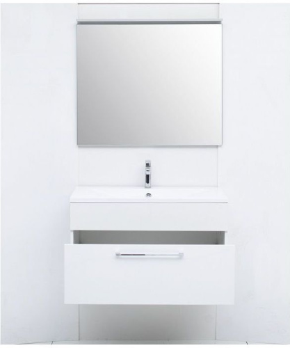 Зеркало в ванную De Aqua Сильвер SIL 405 090 S 90х75 цвет серебро - фото 4