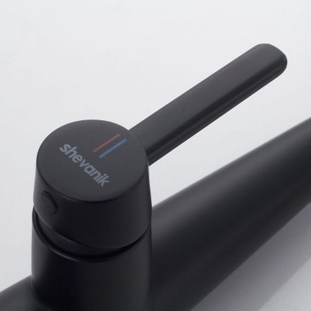 Смеситель для кухни Shevanik S363H на мойку черный