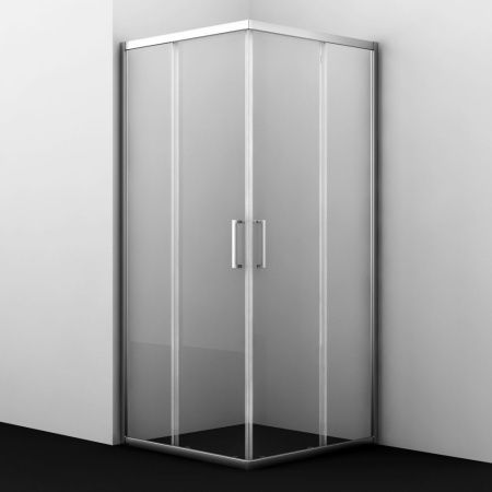 Душевой уголок Wasserkraft Main 41S 41S03 90х90 стекло прозрачное профиль хром без поддона