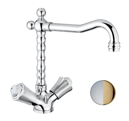Смеситель для кухни Fiore 13CO0625 на мойку хром/золото - фото 2