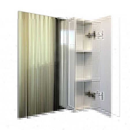 Зеркало-шкаф Comforty Неаполь 00004148728CF 70х80 подвесной цвет белый