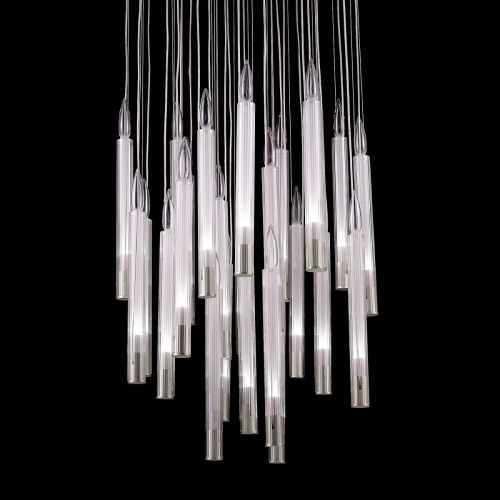 Светильник подвесной Delight Collection Candle (Цандле) P68094-25 chrome - фото 2