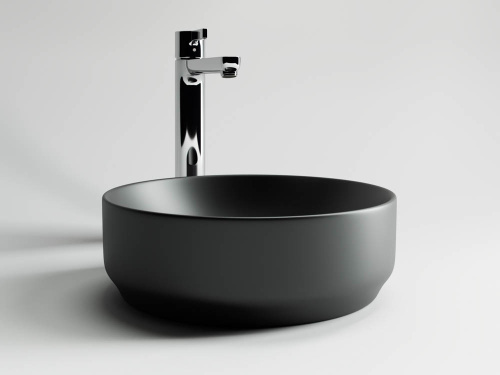 Раковина Ceramica Nova ELEMENT 36 см CN6007 накладная цвет черный матовый - фото 3