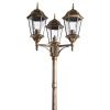 Садово-парковый светильник Arte Lamp Genova (Генова) A1207PA-3BN