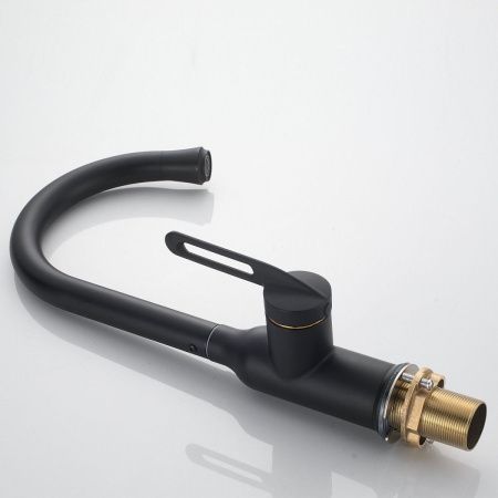 Смеситель для кухни Raffine F103H на мойку черный