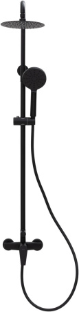 Душевая стойка Allen Brau Eclipse 5.E1006-31 настенная цвет черный