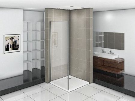 Душевая перегородка Good Door INFINITY ИН00080 70х185 стекло прозрачное профиль хром