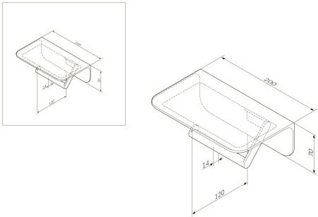 Бумагодержатель Am.Pm Sensation A30341500