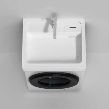 Раковина из сантехнического фарфора Am.Pm X-Joy M85WCC0601WG050 60х50 подвесная цвет белый 1 отверстие под смеситель