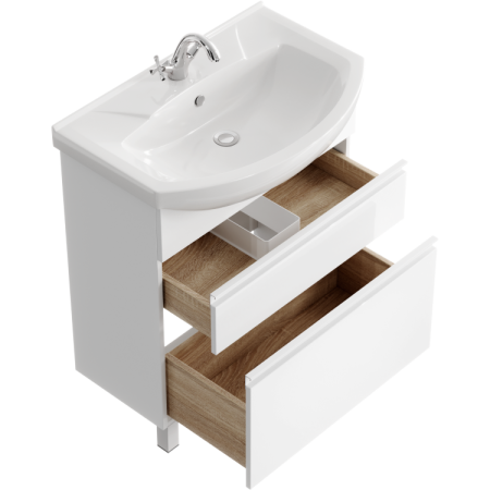 Тумба под раковину Aqwella Y ROD01072N 70х30 напольная цвет белый