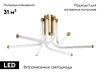 Люстра потолочная Zortes Lora (Лора) ZRS.57784.06