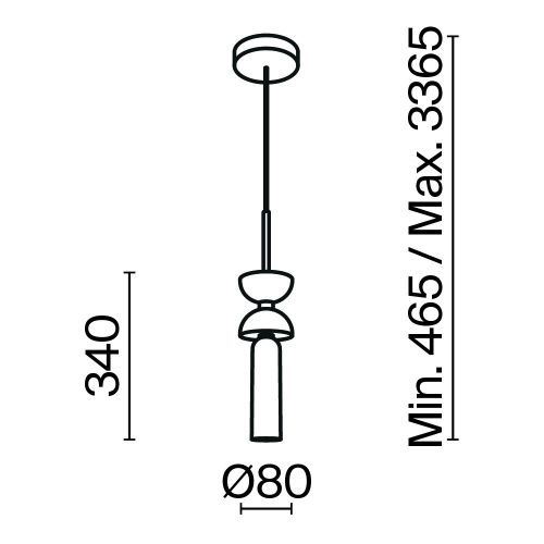 Светильник подвесной Maytoni Kyoto Modern MOD178PL-01W - фото 2