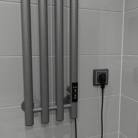 Полотенцесушитель электрический Altasan Арго Арго12021Г 20х120 серый