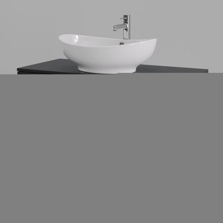 Тумба с раковиной Orange Line Li-100TubMDF+B08-585W 100х50