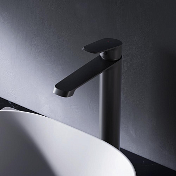 Смеситель Am.Pm Func F8F92022 на раковину черный без термостата