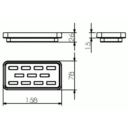 Мыльница Langberger MELVIN 32015A-00-01