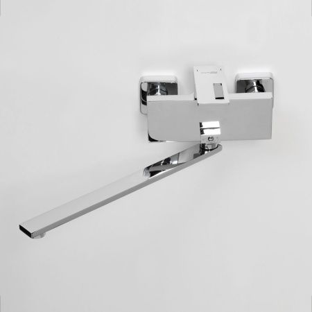 Смеситель для ванны Wasserkraft Alme 1500 1502L настенный хром