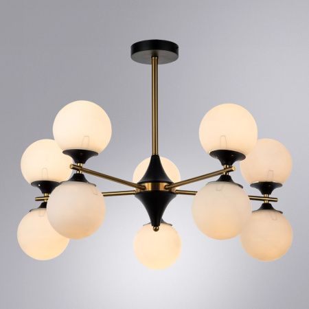 Люстра на штанге Arte Lamp Mimosa (Мимоса) A3649PL-10PB