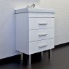Тумба с раковиной Comforty Никосия 00-00011160CF 60х40 напольная цвет белый