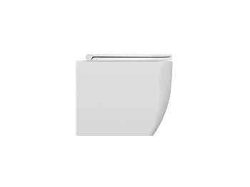 Чаша унитаза приставная Scarabeo Teorema 2.0 5138/CL цвет белый без сиденья безободковая