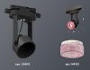 Трековый однофазный светильник Ambrella Light Track System (Трацк Сыстем) XT6602062