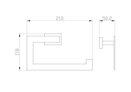 Полотенцедержатель (кольцо) Wonzon & Woghand Flat WW-9713