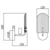 Бра iLamp Dolce (Долце) W15571-1 CR+CL