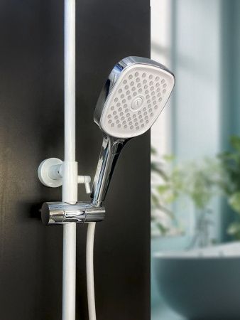 Душевая стойка AltroBagno Diretto AltroBagnoDirertto030413Bi настенная цвет белый