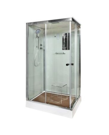 Душевая кабина AvaCan K402SEL 120х90 прямоугольная с крышей ориентация универсальная