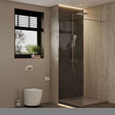 Душевая перегородка Allen Brau Infinity 3.21021.BBA 120х200 стекло прозрачное профиль черный