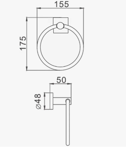 Полотенцедержатель D-Lin D230222 - фото 2