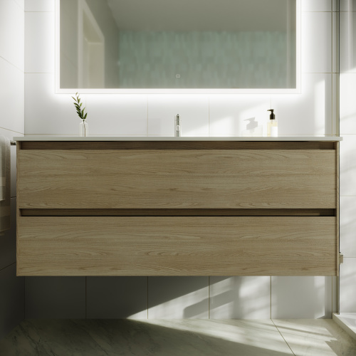 Тумба под раковину Sancos Cento CN120-1KE 119х45х50 настенная - фото 4