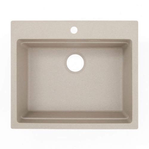 Кухонная мойка Grandex Aqua 500503 60х51 цвет бежевый поверхность матовая - фото 5