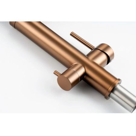 Смеситель для кухни Knotlor Infinity SS-15/RB на мойку бронза