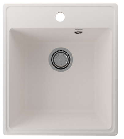 Кухонная мойка Ulgran Quartz Forte 425-01 43х49 цвет белый