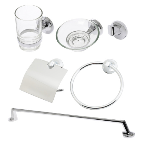 Набор аксессуаров для ванной комнаты Orange Y01-888cr