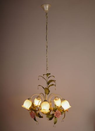 Люстра подвесная Abrasax L.6502 L.6502-5CREAM
