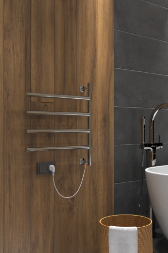 Полотенцесушитель Indigo Strela STE52-60 51х52 электрический хром - фото 2