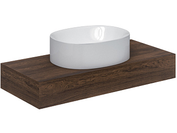 Раковина из санфаянса Scarabeo Skinny 5408 50х40 накладная цвет белый глянцевый