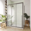 Душевой уголок Veconi Premium Prato PR3/L-SP-100100-01-GR-C4 100х100 стекло прозрачное профиль графит без поддона