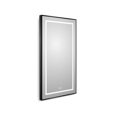 Зеркало BelBagno Kraft SPC-KRAFT-600-1000-LED-TCH-WARM-NERO 60х100 - фото 2