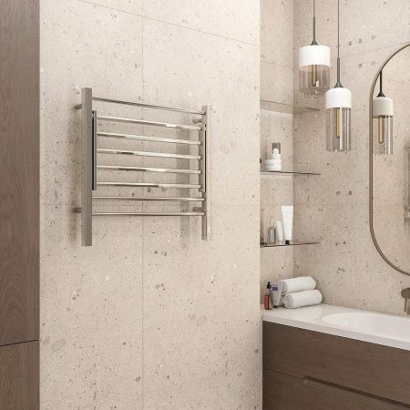 Полотенцесушитель электрический Terminus 4670078543424 65х60 хром